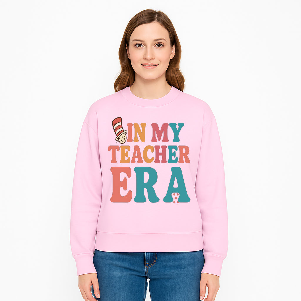 In My Teacher Era Colorful Classroom Decor Graphic Tee for Teachers - Fun Teaching Appreciation Gift - Sweatshirt 1758093395579.jpg