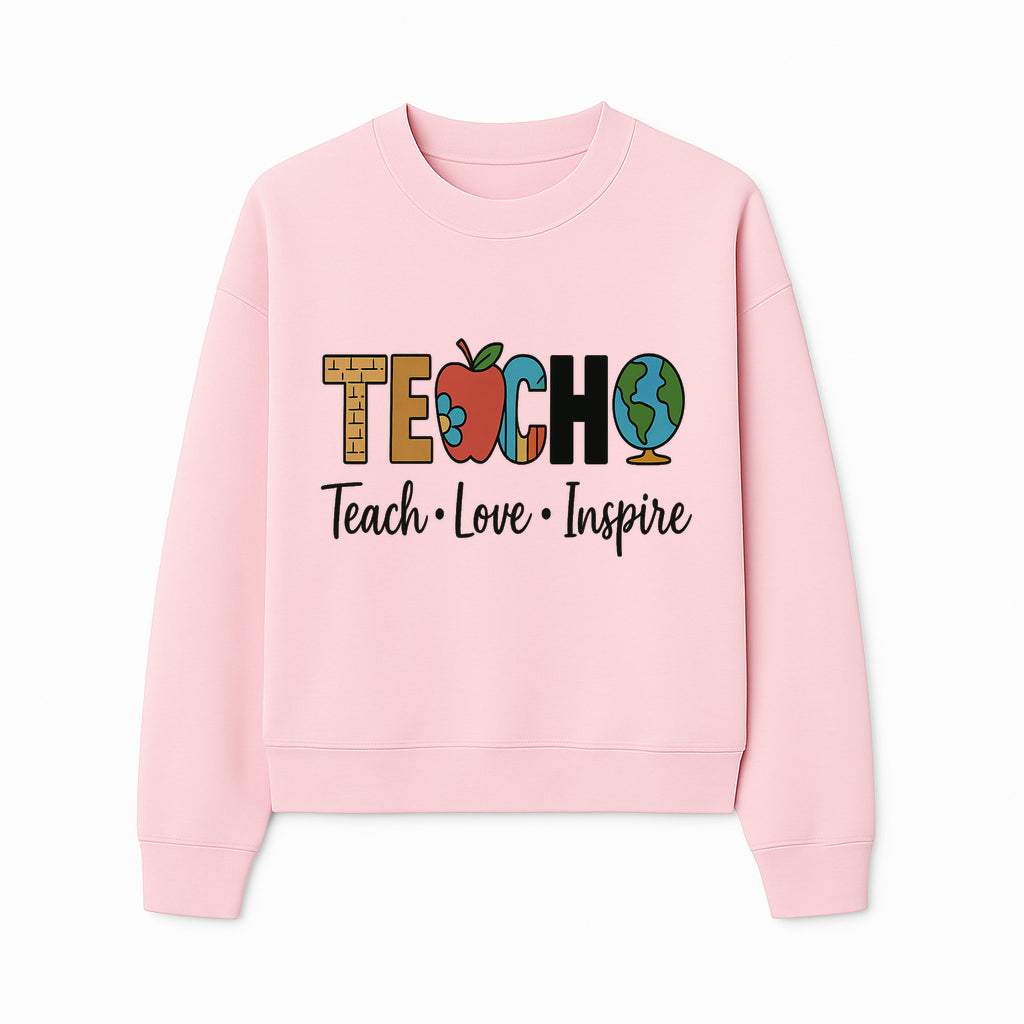 Teach Love Inspire Wall Art - Colorful Educational Decor for Teachers and Classrooms - Sweatshirt 1758093395638.jpg