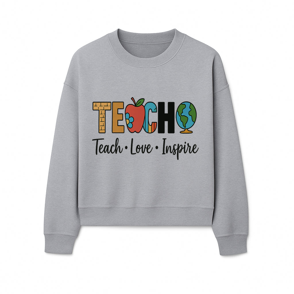 Teach Love Inspire Wall Art - Colorful Educational Decor for Teachers and Classrooms - Sweatshirt 1758093396232.jpg
