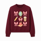 Colorful School and Coffee Themed Stickers Set with Bows, Apple, Globe, Pencil, and Books - Cute Teacher Gifts - Sweatshirt 1758093400257.jpg