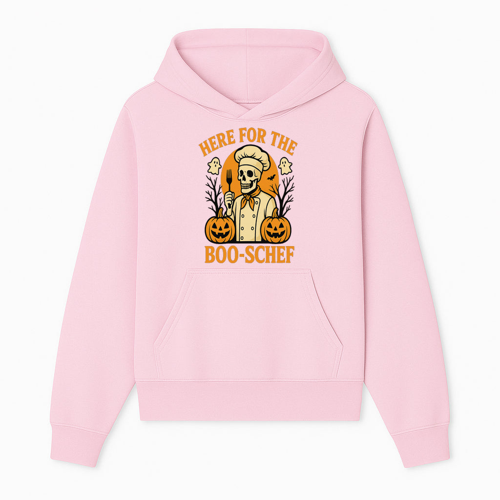 Boo-Schef Halloween Skeleton Chef with Pumpkins and Ghosts - Spooky Cooking Decor for Halloween Parties and Celebrations - Hoodie 1758181687787.jpg