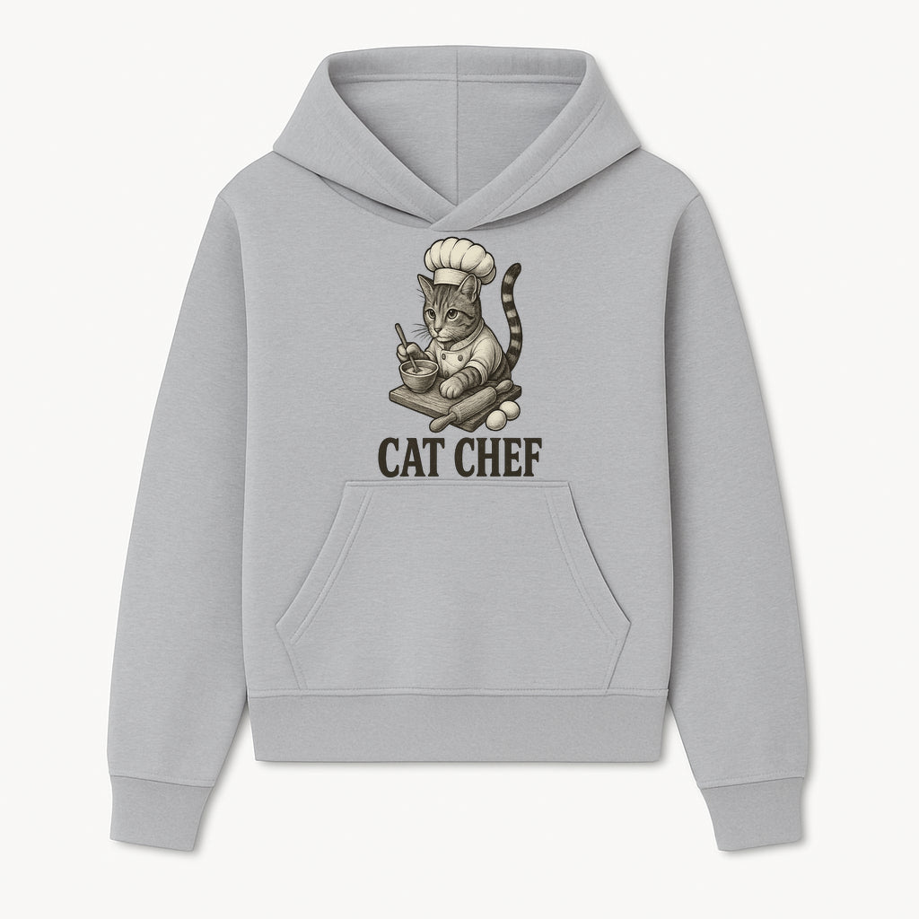 Cat Chef Vintage Illustration - Adorable Feline Cook Art for Kitchen Decor, T-Shirts, and Gift Ideas for Cat Lovers - Hoodie 1758181688347.jpg
