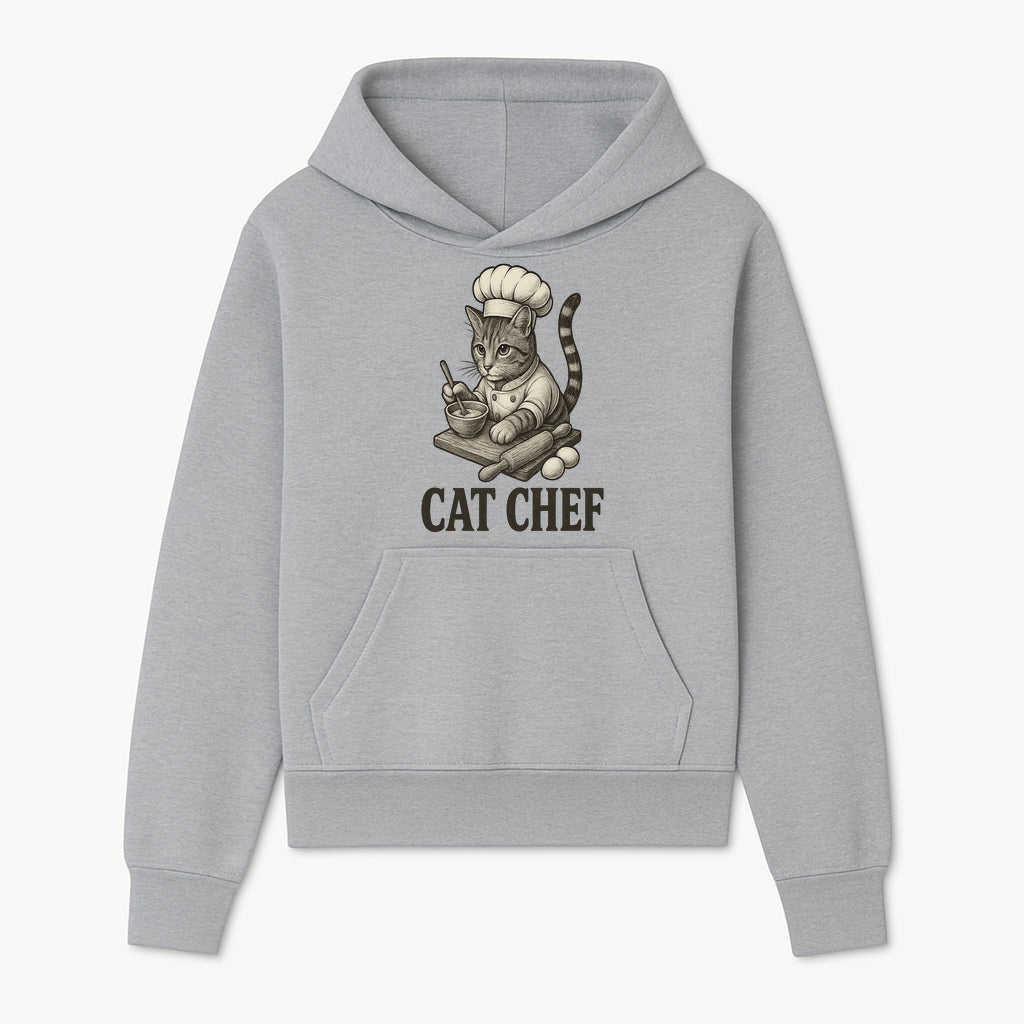 Cat Chef Vintage Illustration - Adorable Feline Cook Art for Kitchen Decor, T-Shirts, and Gift Ideas for Cat Lovers - Hoodie 1758181689725.jpg