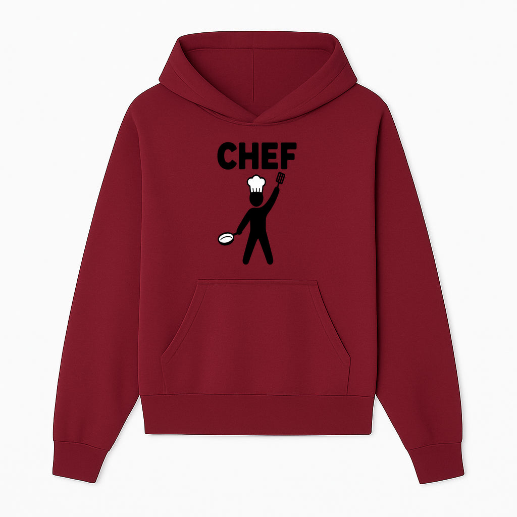 Chef Graphic Art Print - Kitchen Decor, Culinary Wall Art, Cook Gifts, Restaurant Decor, Chef Silhouette Design, Cooking Enthusiast Gift - Hoodie 1758181689869.jpg