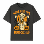 Boo-Schef Halloween Skeleton Chef with Pumpkins and Ghosts - Spooky Cooking Decor for Halloween Parties and Celebrations - T-shirt 1758181690203.jpg
