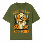 Boo-Schef Halloween Skeleton Chef with Pumpkins and Ghosts - Spooky Cooking Decor for Halloween Parties and Celebrations - T-shirt 1758181690320.jpg