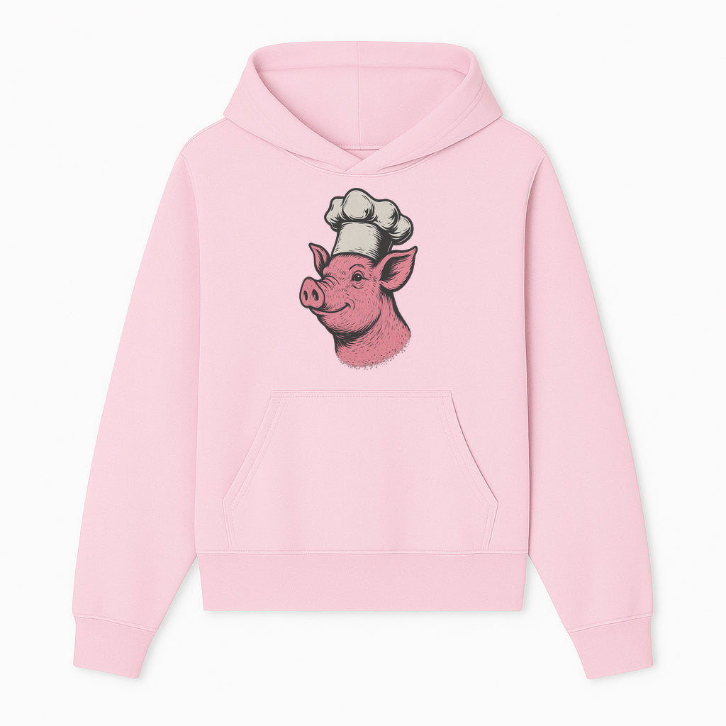 Chef Pig Illustration T-Shirt, Vintage Farm Animal Art, Cute Cooking Pig Graphic Tees, Funny Gift for Foodies and Chefs - Hoodie 1758181690416.jpg