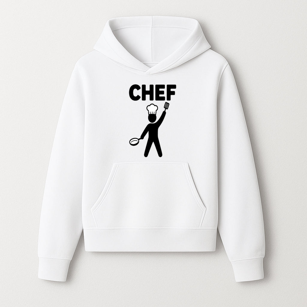 Chef Graphic Art Print - Kitchen Decor, Culinary Wall Art, Cook Gifts, Restaurant Decor, Chef Silhouette Design, Cooking Enthusiast Gift - Hoodie 1758181690441.jpg