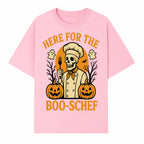 Boo-Schef Halloween Skeleton Chef with Pumpkins and Ghosts - Spooky Cooking Decor for Halloween Parties and Celebrations - T-shirt 1758181690722.jpg