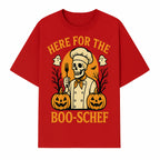 Boo-Schef Halloween Skeleton Chef with Pumpkins and Ghosts - Spooky Cooking Decor for Halloween Parties and Celebrations - T-shirt 1758181691171.jpg