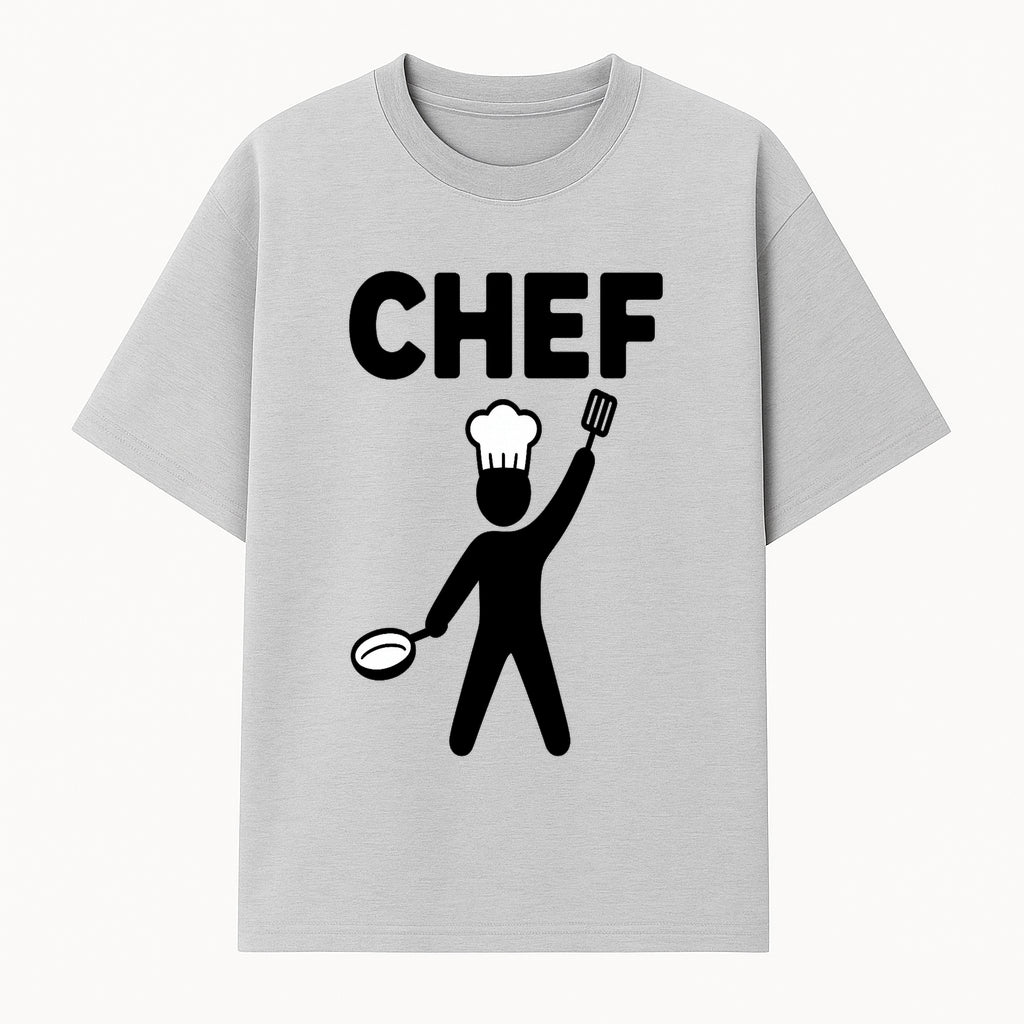 Chef Graphic Art Print - Kitchen Decor, Culinary Wall Art, Cook Gifts, Restaurant Decor, Chef Silhouette Design, Cooking Enthusiast Gift - T-shirt 1758181691910.jpg