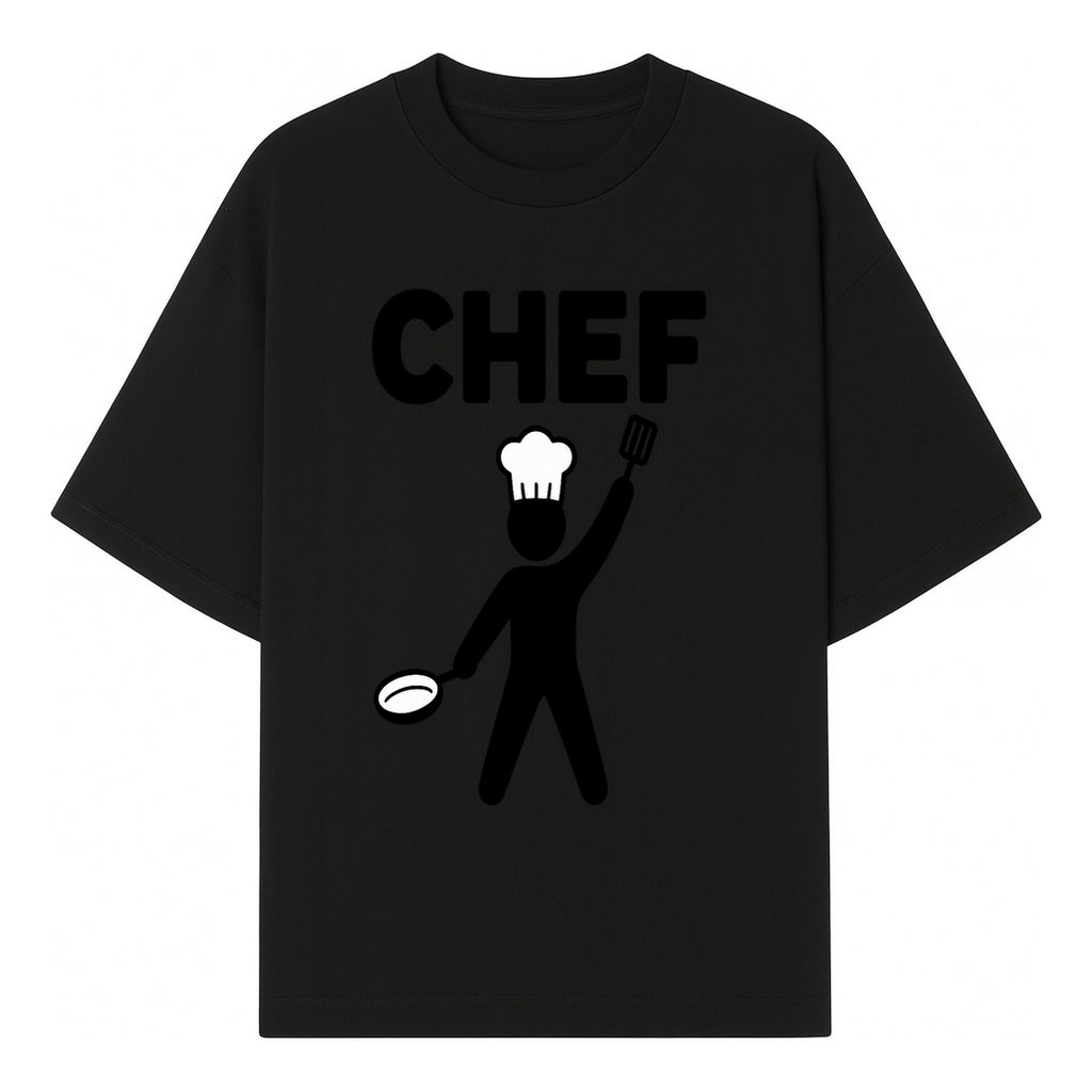 Chef Graphic Art Print - Kitchen Decor, Culinary Wall Art, Cook Gifts, Restaurant Decor, Chef Silhouette Design, Cooking Enthusiast Gift - T-shirt 1758181692065.jpg