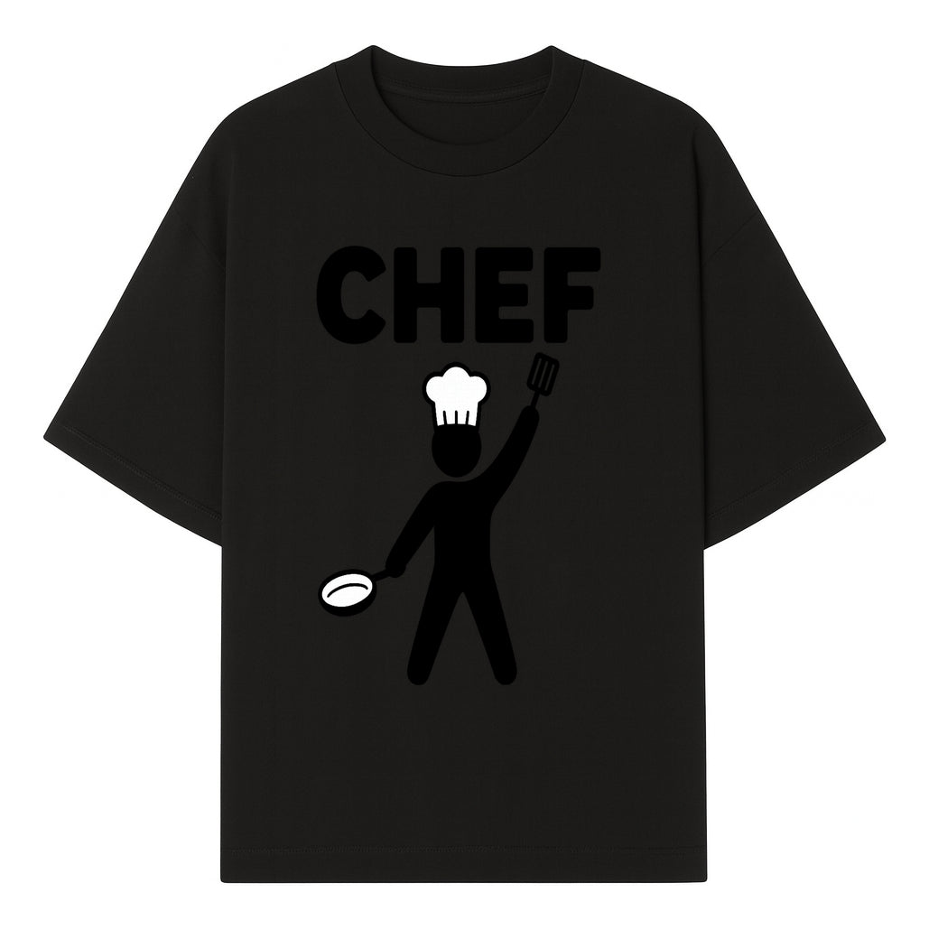 Chef Graphic Art Print - Kitchen Decor, Culinary Wall Art, Cook Gifts, Restaurant Decor, Chef Silhouette Design, Cooking Enthusiast Gift - T-shirt 1758181692065.jpg