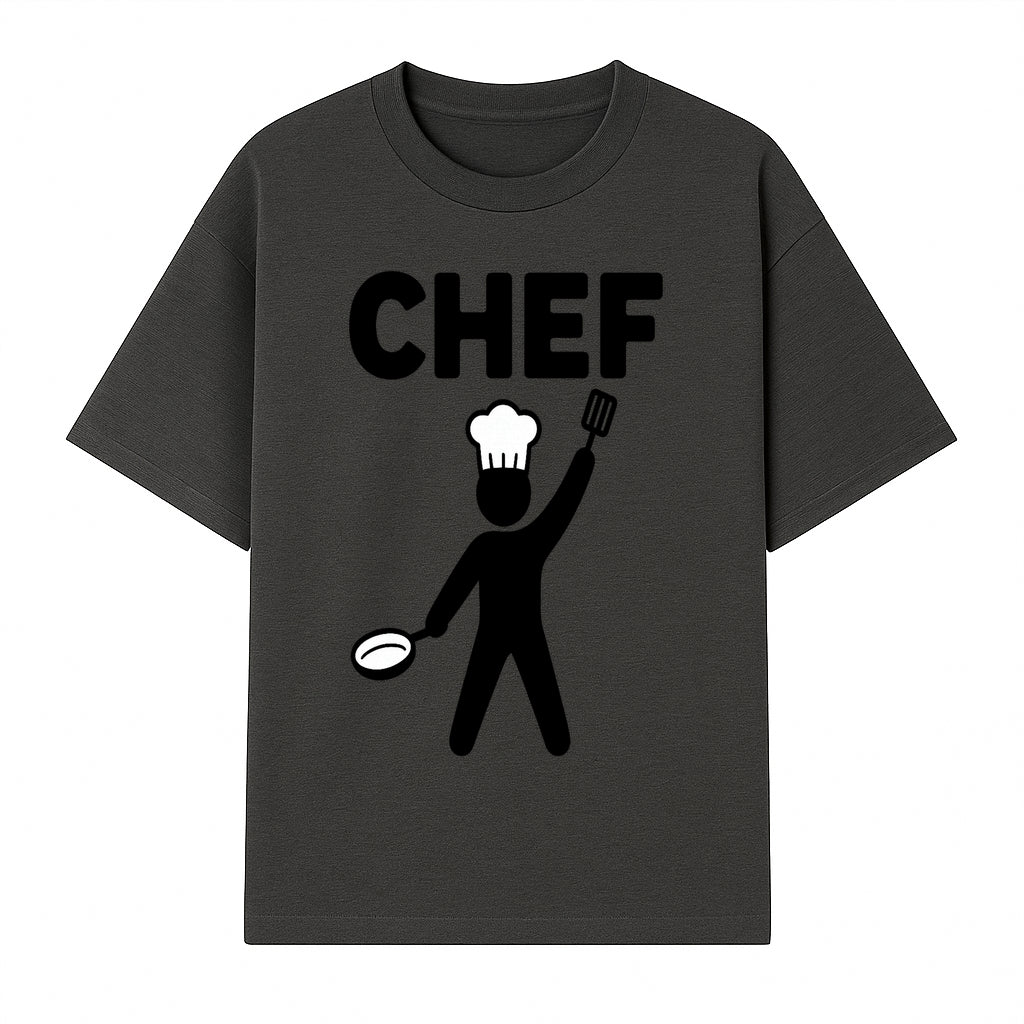 Chef Graphic Art Print - Kitchen Decor, Culinary Wall Art, Cook Gifts, Restaurant Decor, Chef Silhouette Design, Cooking Enthusiast Gift - T-shirt 1758181692194.jpg