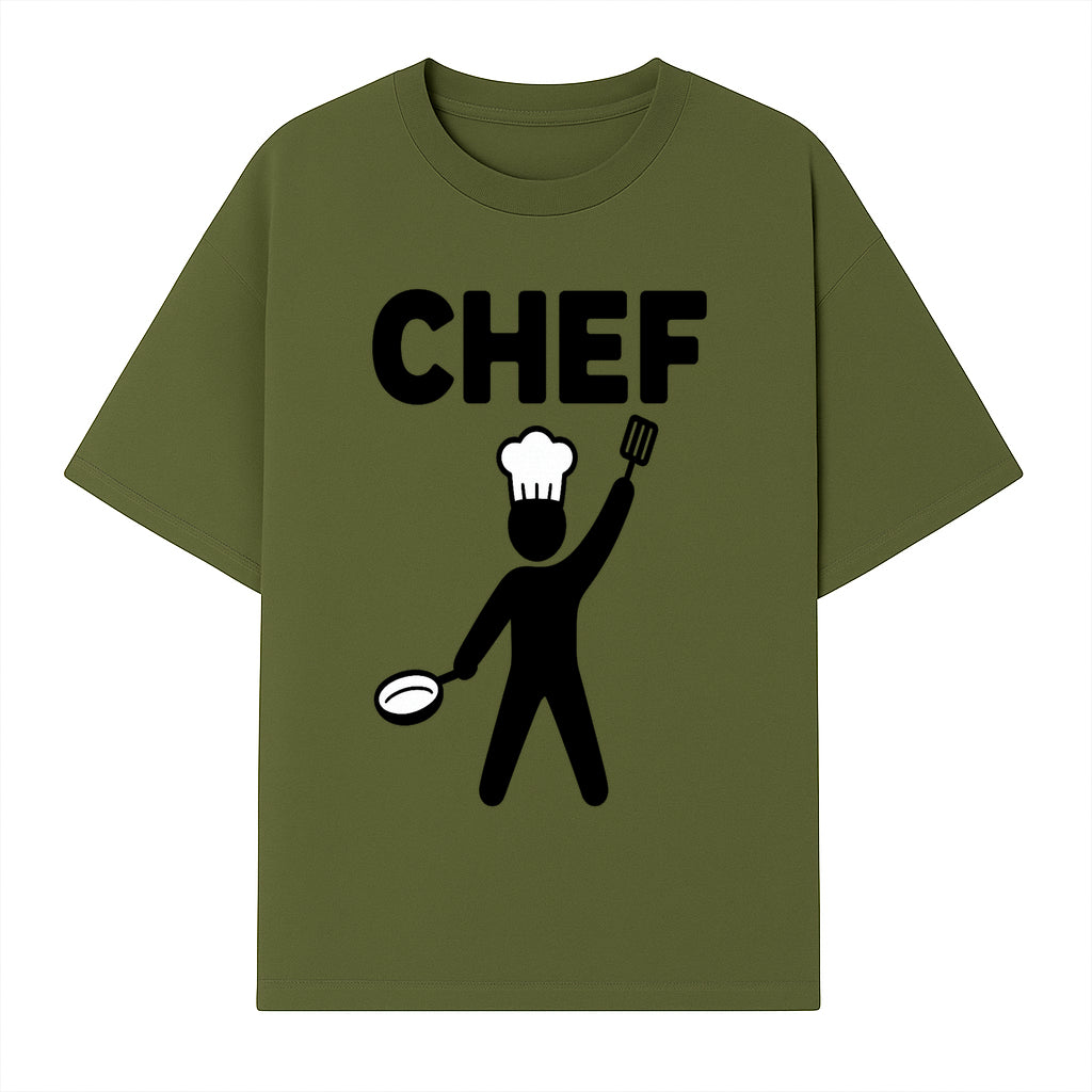 Chef Graphic Art Print - Kitchen Decor, Culinary Wall Art, Cook Gifts, Restaurant Decor, Chef Silhouette Design, Cooking Enthusiast Gift - T-shirt 1758181692333.jpg