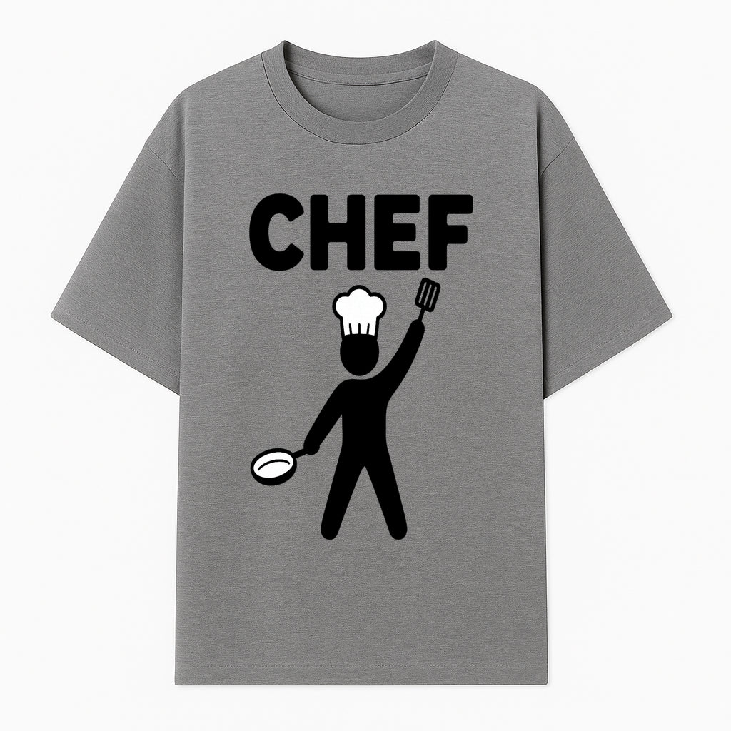 Chef Graphic Art Print - Kitchen Decor, Culinary Wall Art, Cook Gifts, Restaurant Decor, Chef Silhouette Design, Cooking Enthusiast Gift - T-shirt 1758181692471.jpg