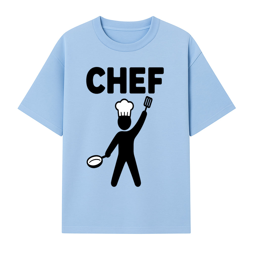 Chef Graphic Art Print - Kitchen Decor, Culinary Wall Art, Cook Gifts, Restaurant Decor, Chef Silhouette Design, Cooking Enthusiast Gift - T-shirt 1758181692587.jpg