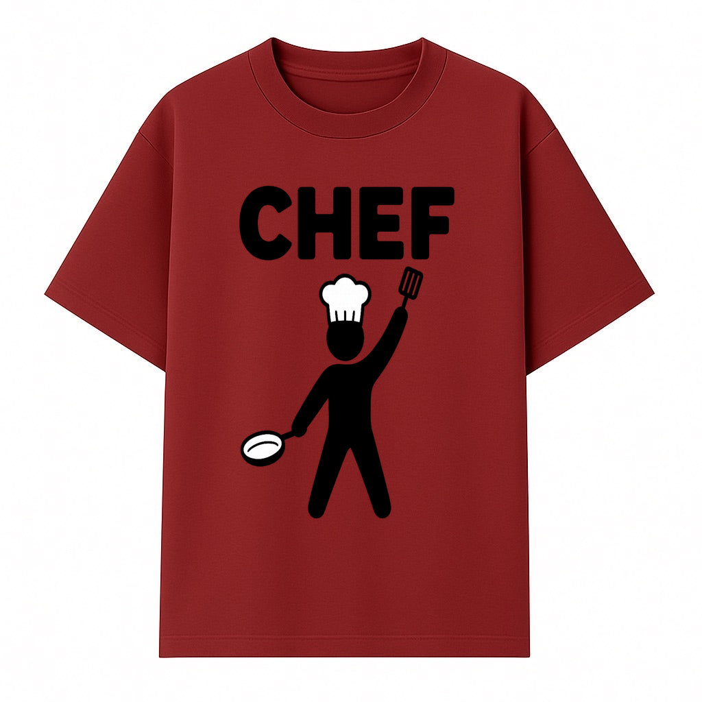 Chef Graphic Art Print - Kitchen Decor, Culinary Wall Art, Cook Gifts, Restaurant Decor, Chef Silhouette Design, Cooking Enthusiast Gift - T-shirt 1758181692863.jpg