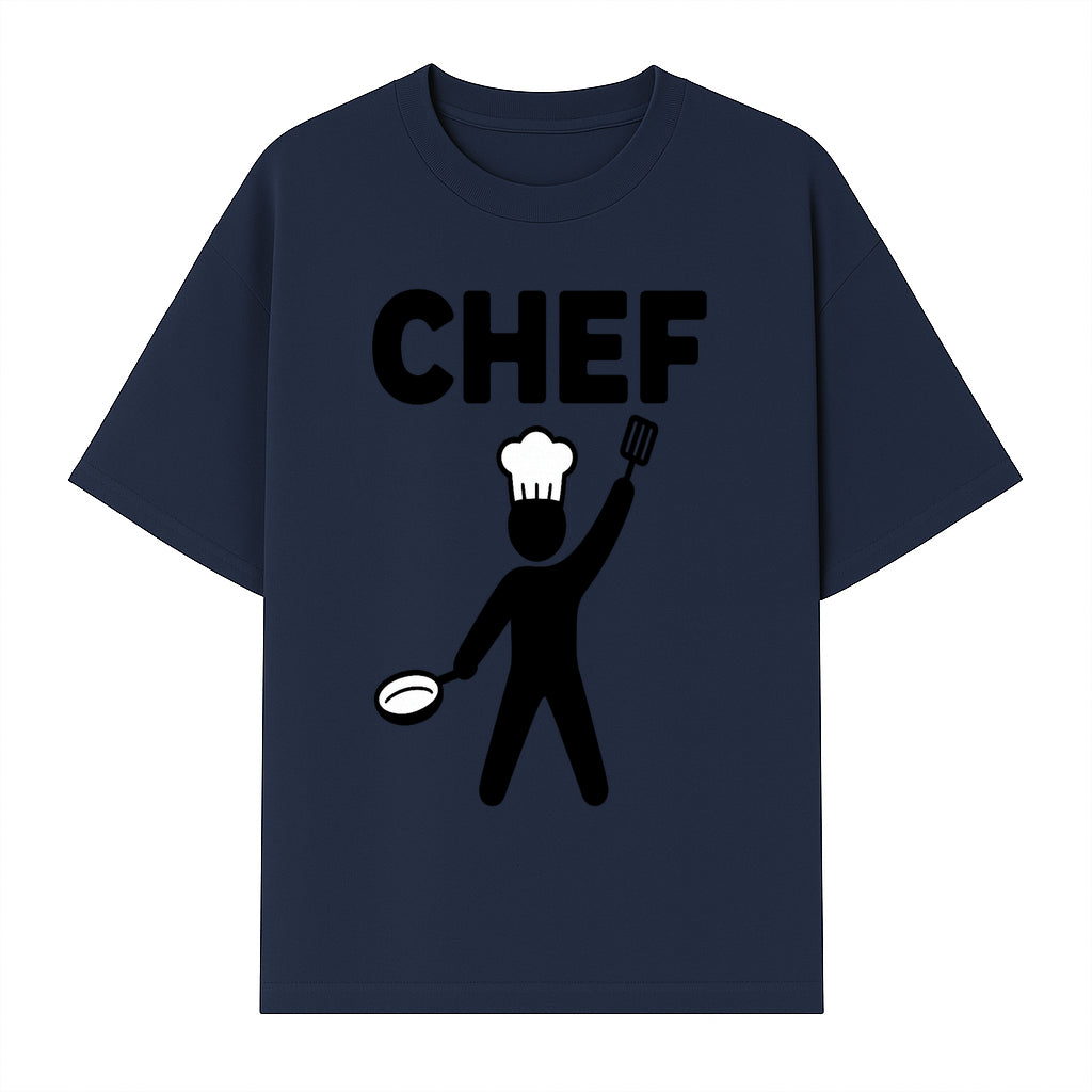 Chef Graphic Art Print - Kitchen Decor, Culinary Wall Art, Cook Gifts, Restaurant Decor, Chef Silhouette Design, Cooking Enthusiast Gift - T-shirt 1758181692985.jpg
