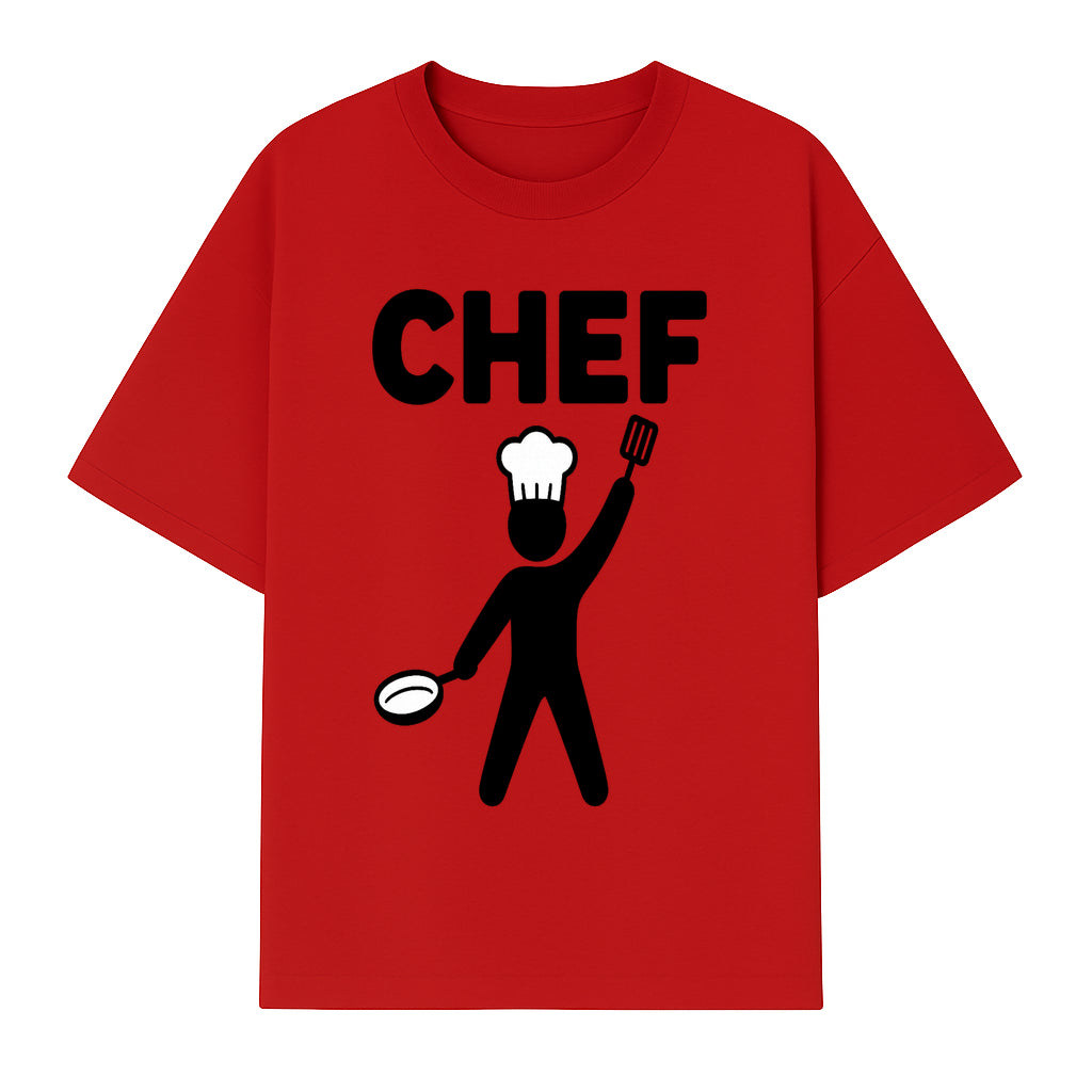 Chef Graphic Art Print - Kitchen Decor, Culinary Wall Art, Cook Gifts, Restaurant Decor, Chef Silhouette Design, Cooking Enthusiast Gift - T-shirt 1758181693143.jpg