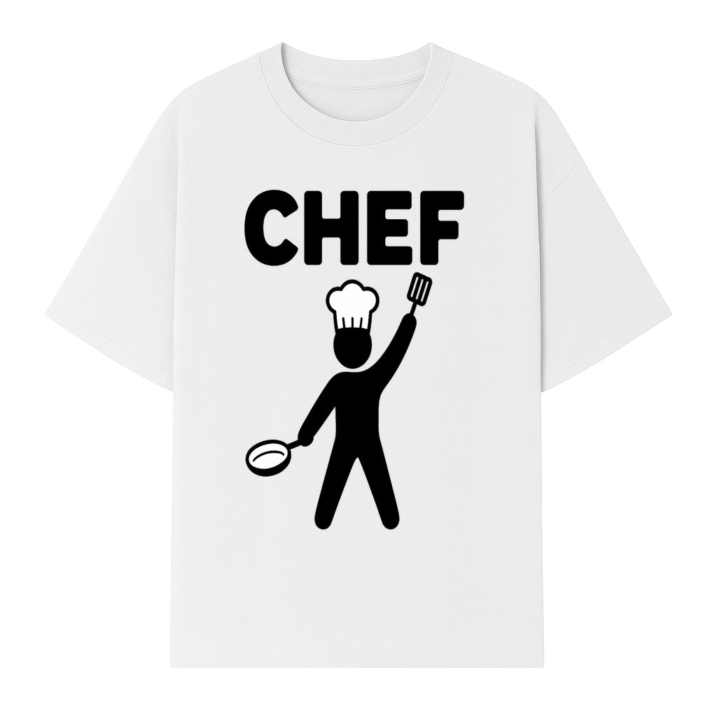 Chef Graphic Art Print - Kitchen Decor, Culinary Wall Art, Cook Gifts, Restaurant Decor, Chef Silhouette Design, Cooking Enthusiast Gift - T-shirt 1758181693423.jpg