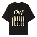 Chef Knife Set Art Print - Kitchen Decor, Culinary Gifts, Kitchen Wall Art, Chef Gifts, Cooking Prints, Modern Home Decor - T-shirt 1758181693830.jpg
