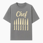 Chef Knife Set Art Print - Kitchen Decor, Culinary Gifts, Kitchen Wall Art, Chef Gifts, Cooking Prints, Modern Home Decor - T-shirt 1758181694323.jpg