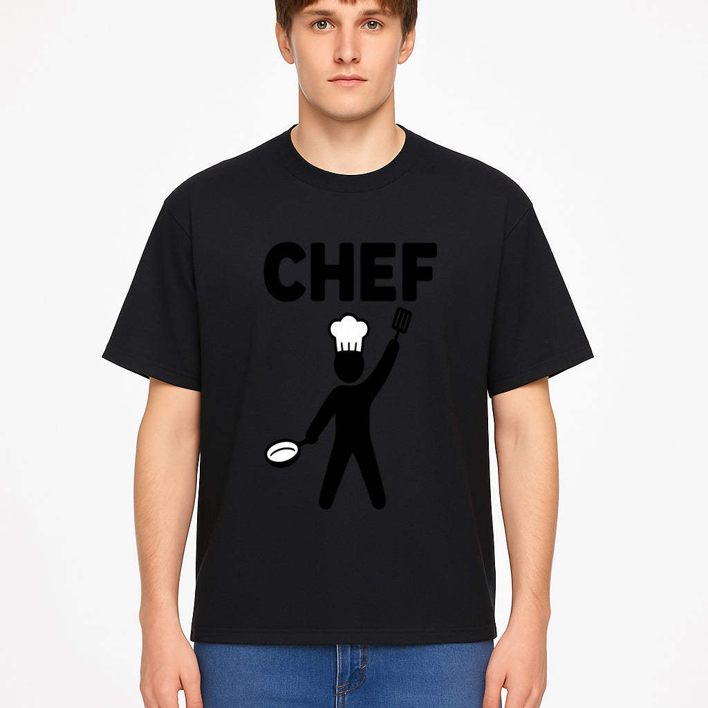 Chef Graphic Art Print - Kitchen Decor, Culinary Wall Art, Cook Gifts, Restaurant Decor, Chef Silhouette Design, Cooking Enthusiast Gift - T-shirt 1758181694549.jpg