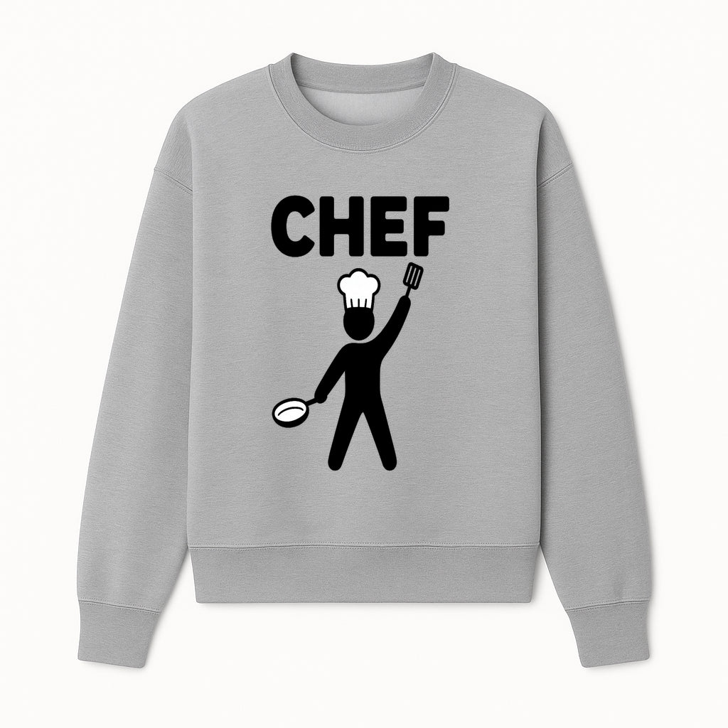 Chef Graphic Art Print - Kitchen Decor, Culinary Wall Art, Cook Gifts, Restaurant Decor, Chef Silhouette Design, Cooking Enthusiast Gift - Sweatshirt 1758181694868.jpg