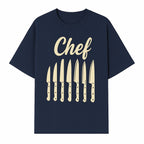 Chef Knife Set Art Print - Kitchen Decor, Culinary Gifts, Kitchen Wall Art, Chef Gifts, Cooking Prints, Modern Home Decor - T-shirt 1758181694965.jpg