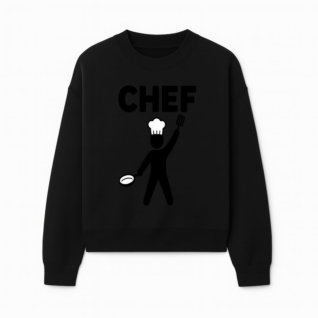 Chef Graphic Art Print - Kitchen Decor, Culinary Wall Art, Cook Gifts, Restaurant Decor, Chef Silhouette Design, Cooking Enthusiast Gift - Sweatshirt 1758181694994.jpg