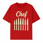Chef Knife Set Art Print - Kitchen Decor, Culinary Gifts, Kitchen Wall Art, Chef Gifts, Cooking Prints, Modern Home Decor - T-shirt 1758181695103.jpg
