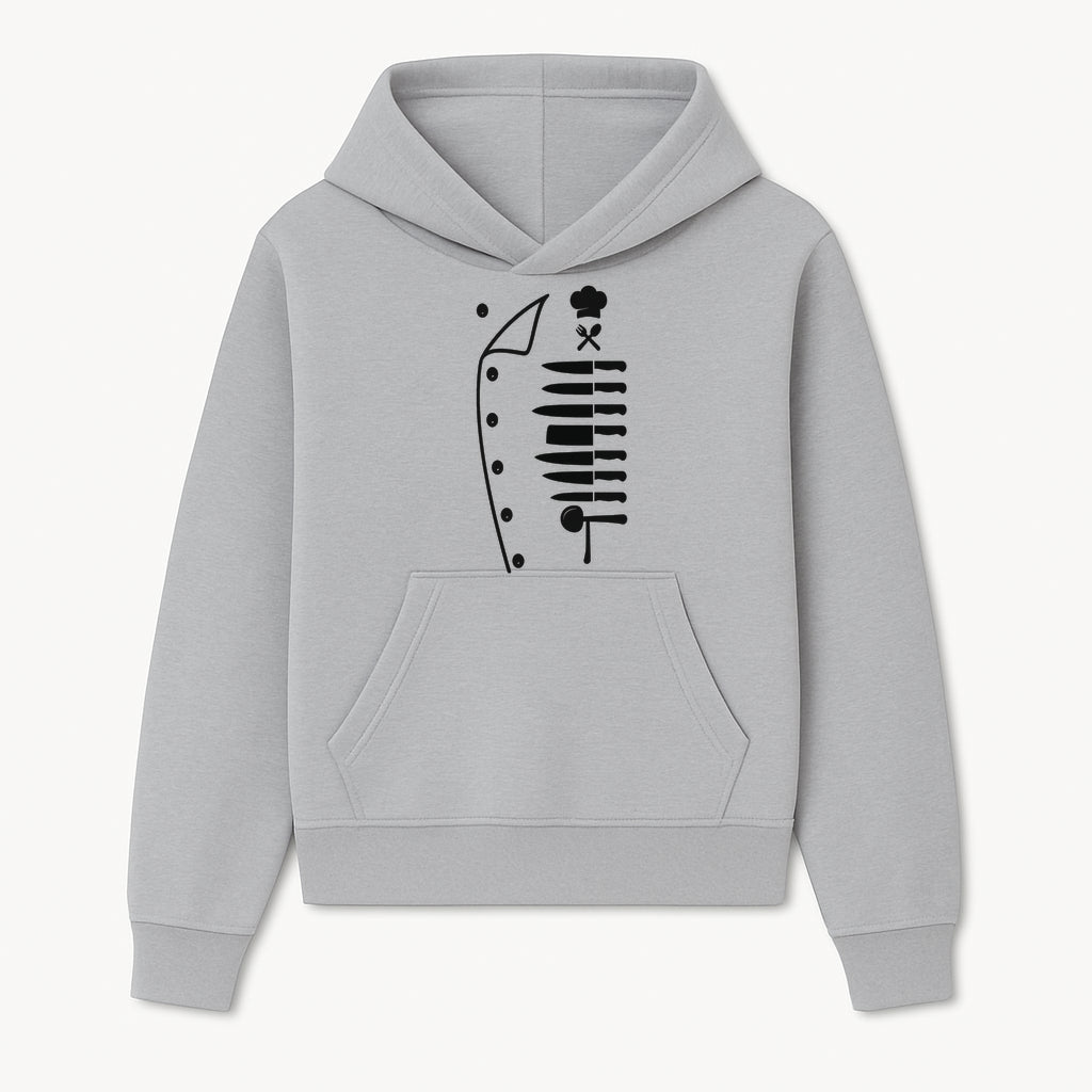 Chef Knife and Utensil Wall Art | Black Kitchen Decor | Culinary Gifts for Chefs | Modern Kitchen Wall Art - Hoodie 1758181695409.jpg