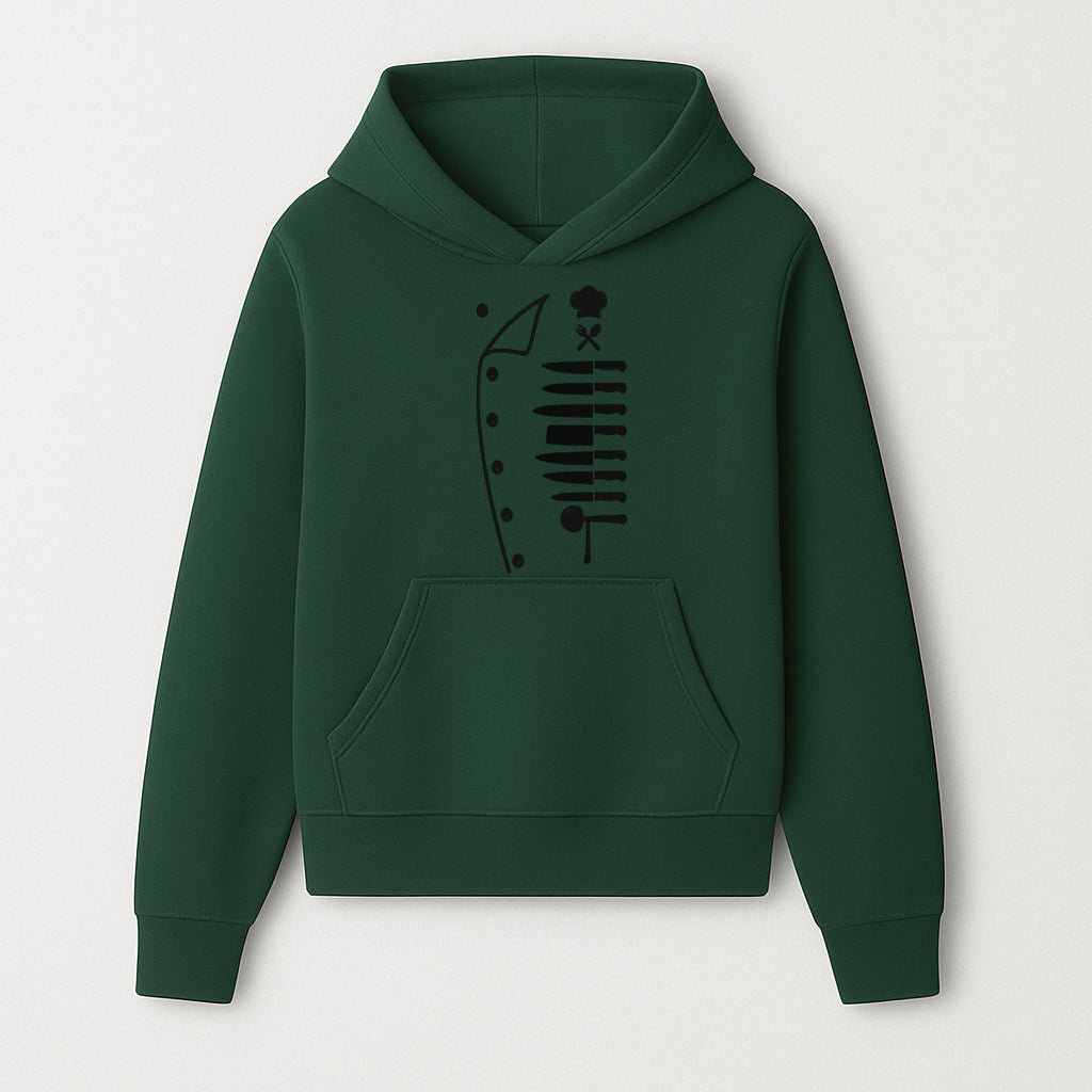 Chef Knife and Utensil Wall Art | Black Kitchen Decor | Culinary Gifts for Chefs | Modern Kitchen Wall Art - Hoodie 1758181695918.jpg