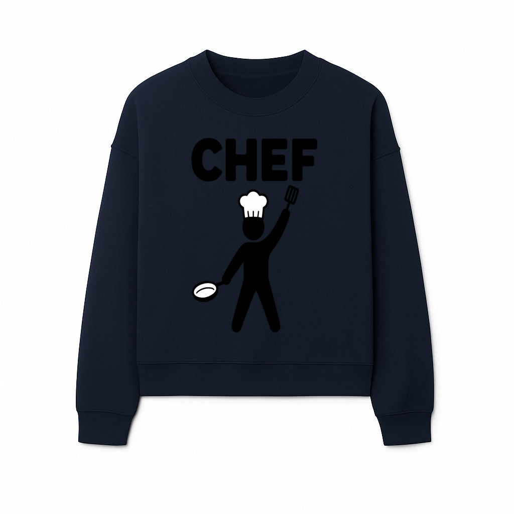 Chef Graphic Art Print - Kitchen Decor, Culinary Wall Art, Cook Gifts, Restaurant Decor, Chef Silhouette Design, Cooking Enthusiast Gift - Sweatshirt 1758181696005.jpg