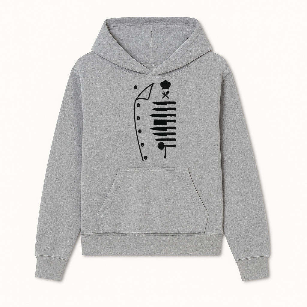 Chef Knife and Utensil Wall Art | Black Kitchen Decor | Culinary Gifts for Chefs | Modern Kitchen Wall Art - Hoodie 1758181696065.jpg