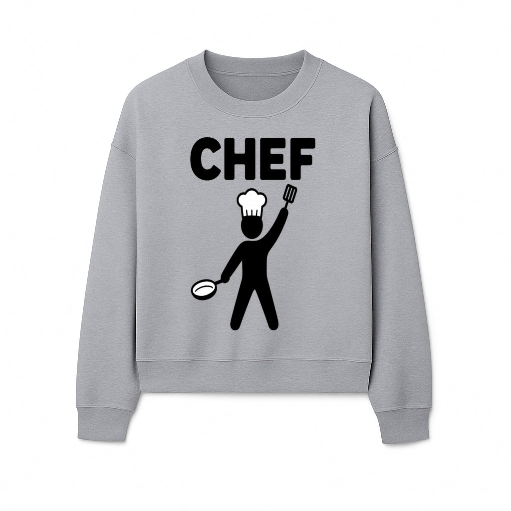 Chef Graphic Art Print - Kitchen Decor, Culinary Wall Art, Cook Gifts, Restaurant Decor, Chef Silhouette Design, Cooking Enthusiast Gift - Sweatshirt 1758181696334.jpg