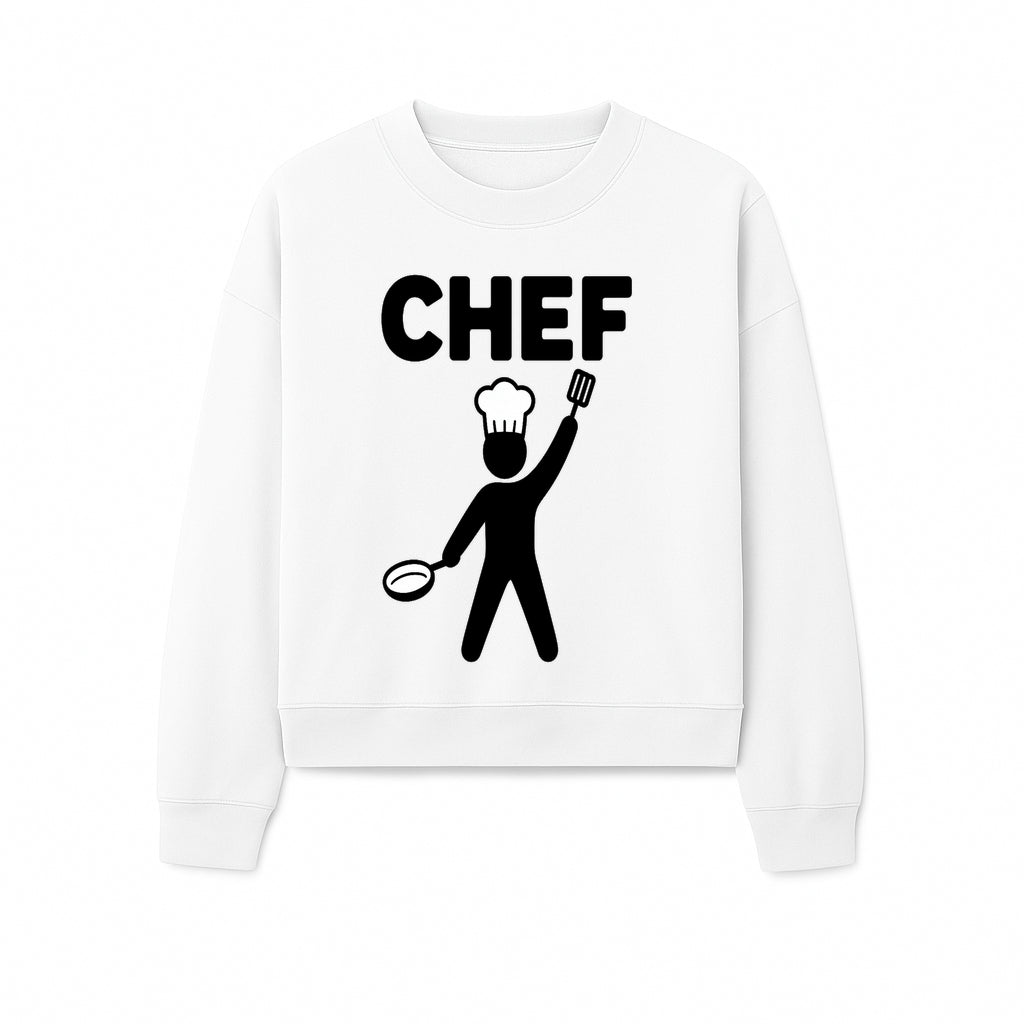 Chef Graphic Art Print - Kitchen Decor, Culinary Wall Art, Cook Gifts, Restaurant Decor, Chef Silhouette Design, Cooking Enthusiast Gift - Sweatshirt 1758181696503.jpg
