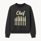 Chef Knife Set Art Print - Kitchen Decor, Culinary Gifts, Kitchen Wall Art, Chef Gifts, Cooking Prints, Modern Home Decor - Sweatshirt 1758181697090.jpg