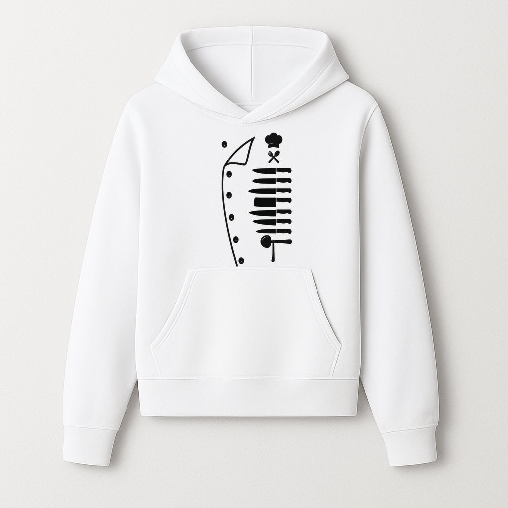 Chef Knife and Utensil Wall Art | Black Kitchen Decor | Culinary Gifts for Chefs | Modern Kitchen Wall Art - Hoodie 1758181697095.jpg