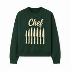 Chef Knife Set Art Print - Kitchen Decor, Culinary Gifts, Kitchen Wall Art, Chef Gifts, Cooking Prints, Modern Home Decor - Sweatshirt 1758181697219.jpg