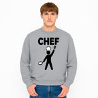 Chef Graphic Art Print - Kitchen Decor, Culinary Wall Art, Cook Gifts, Restaurant Decor, Chef Silhouette Design, Cooking Enthusiast Gift - Sweatshirt 1758181697654.jpg