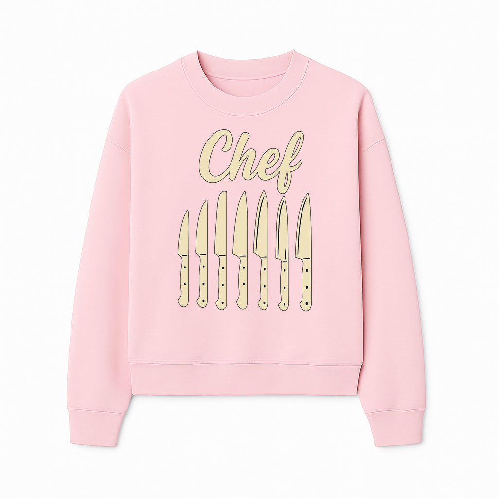 Chef Knife Set Art Print - Kitchen Decor, Culinary Gifts, Kitchen Wall Art, Chef Gifts, Cooking Prints, Modern Home Decor - Sweatshirt 1758181697665.jpg