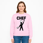 Chef Graphic Art Print - Kitchen Decor, Culinary Wall Art, Cook Gifts, Restaurant Decor, Chef Silhouette Design, Cooking Enthusiast Gift - Sweatshirt 1758181697795.jpg