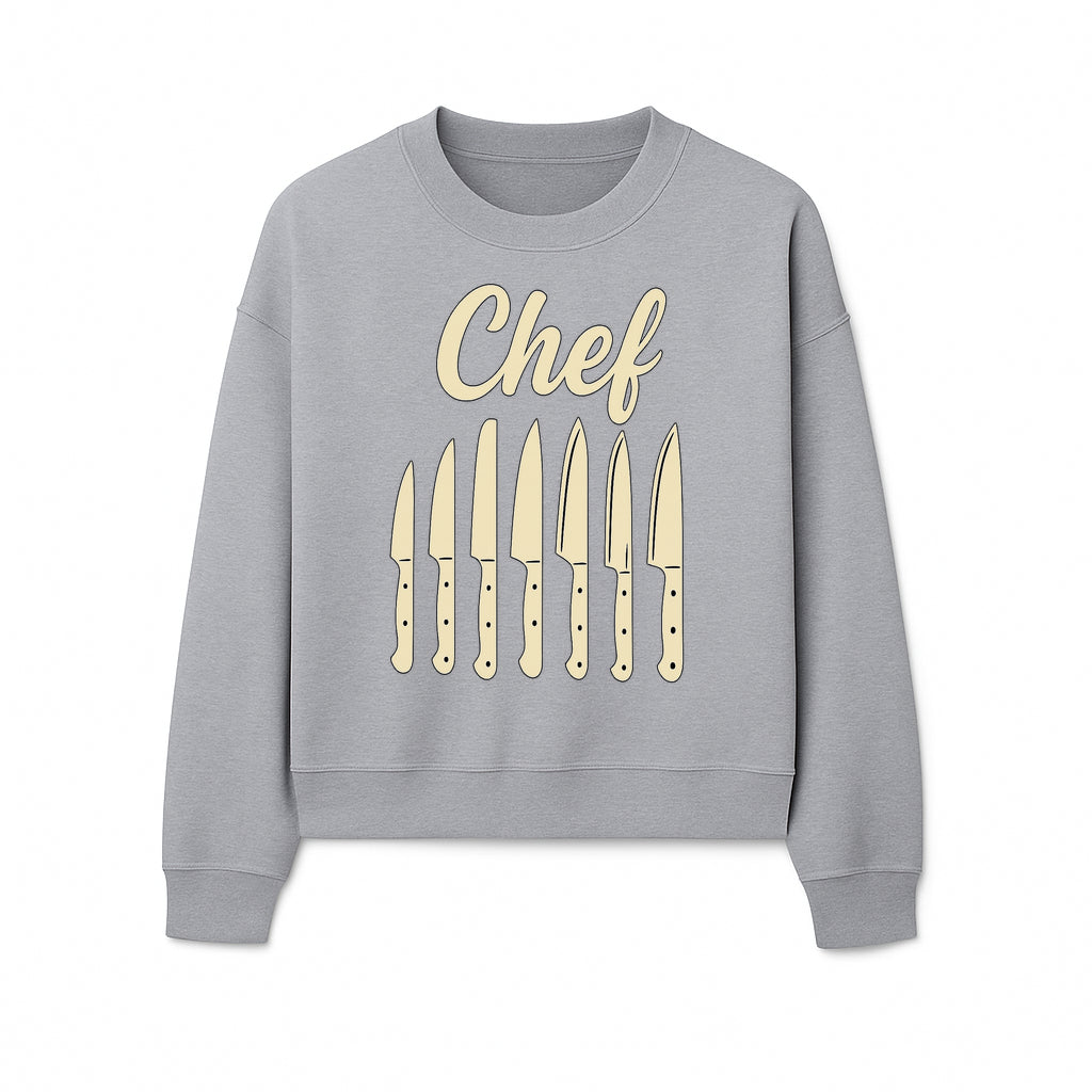 Chef Knife Set Art Print - Kitchen Decor, Culinary Gifts, Kitchen Wall Art, Chef Gifts, Cooking Prints, Modern Home Decor - Sweatshirt 1758181698195.jpg