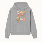 Baking Essentials Illustration - Mixer, Eggs, Sugar, Apron, Whisk - Kitchen Decor for Bakers and Home Chefs, Cute Art Print - Hoodie 1758181698297.jpg