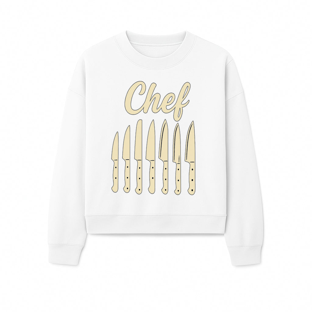 Chef Knife Set Art Print - Kitchen Decor, Culinary Gifts, Kitchen Wall Art, Chef Gifts, Cooking Prints, Modern Home Decor - Sweatshirt 1758181698353.jpg