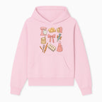 Baking Essentials Illustration - Mixer, Eggs, Sugar, Apron, Whisk - Kitchen Decor for Bakers and Home Chefs, Cute Art Print - Hoodie 1758181698533.jpg