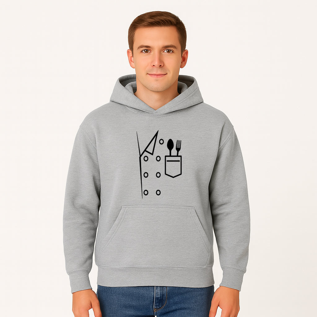 Chef Jacket with Pocket for Utensils | Professional Cooking Apparel | Kitchen Uniform for Chefs and Cooking Enthusiasts - Hoodie 1758181699084.jpg