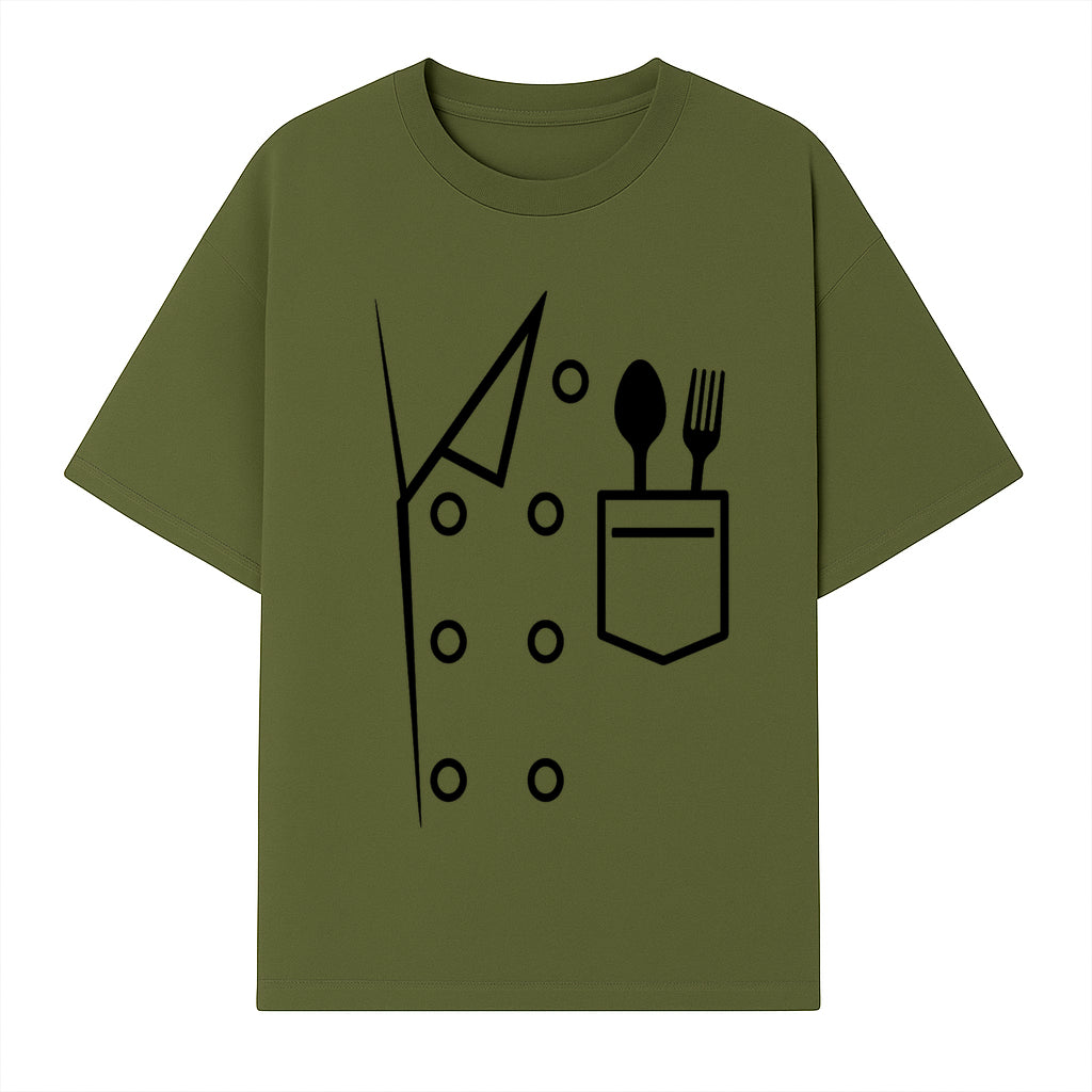Chef Jacket with Pocket for Utensils | Professional Cooking Apparel | Kitchen Uniform for Chefs and Cooking Enthusiasts - T-shirt 1758181699815.jpg